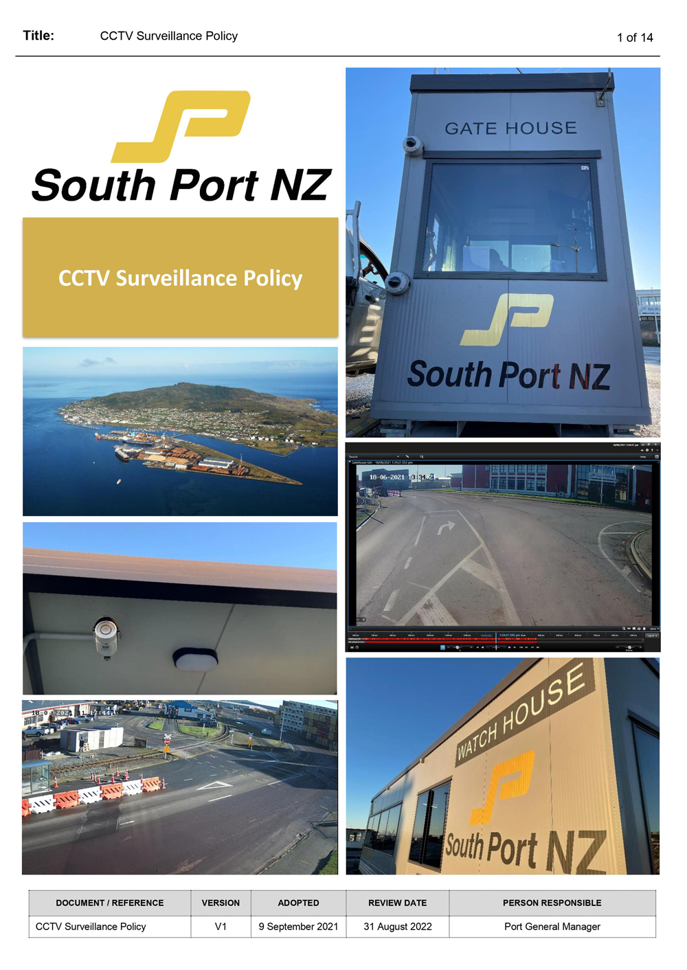 CCTV Surveillance Policy