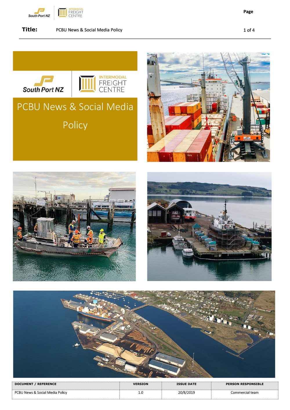 Thumbnail PCBU News and social media policy version 1